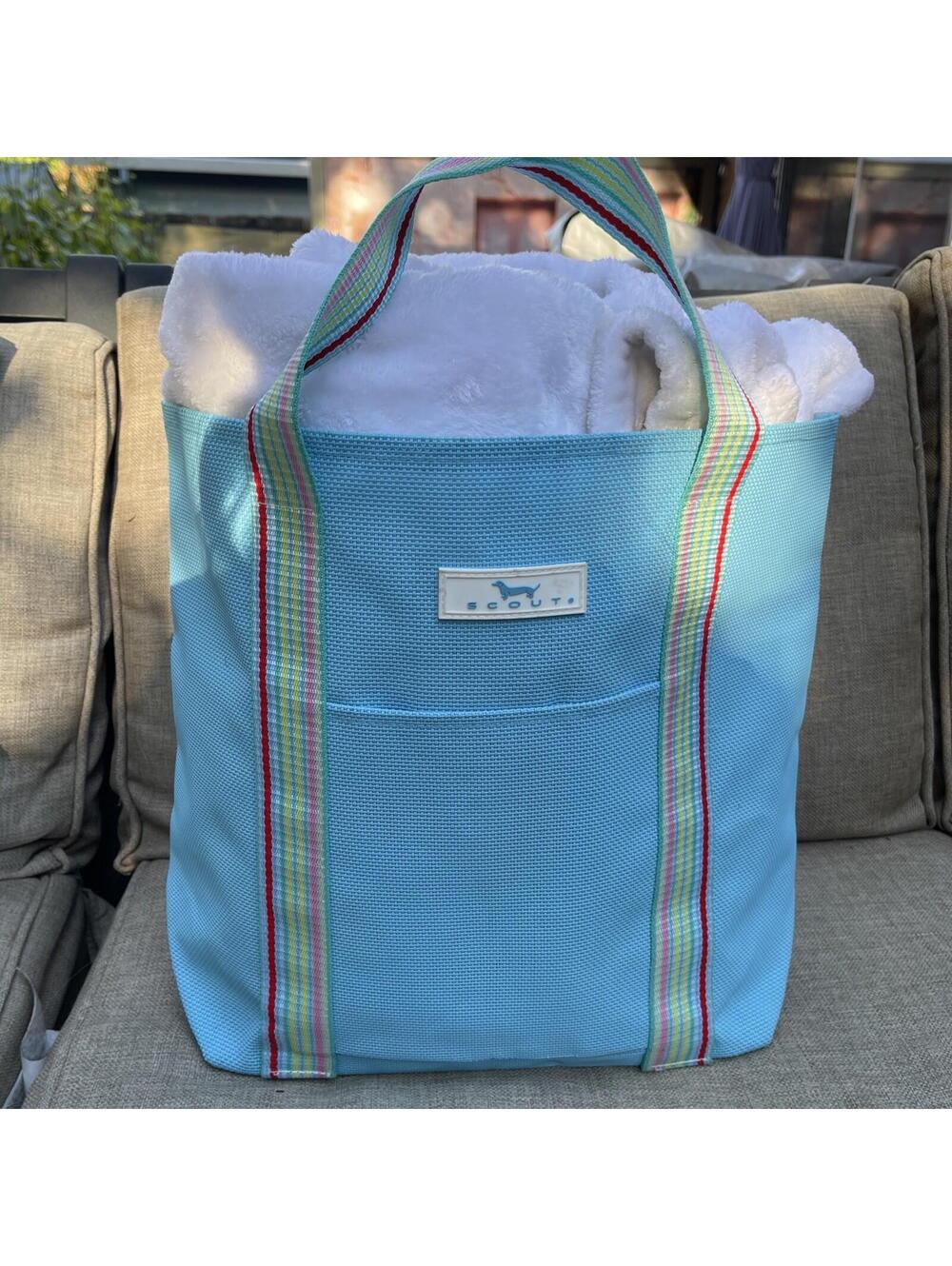 Scout Road Tripper Tote Beach Bag, Picnic Bag, All Around Travel Bag Turquoise
